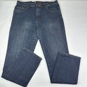 America Ware Men's Dark Wash Carpenter Jeans 38x33 Bootcut Workwear Denim